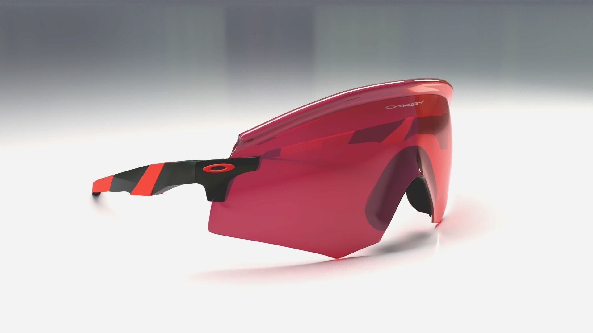 Oakley Encoder sport sunglasses Low-poly 3D model_4