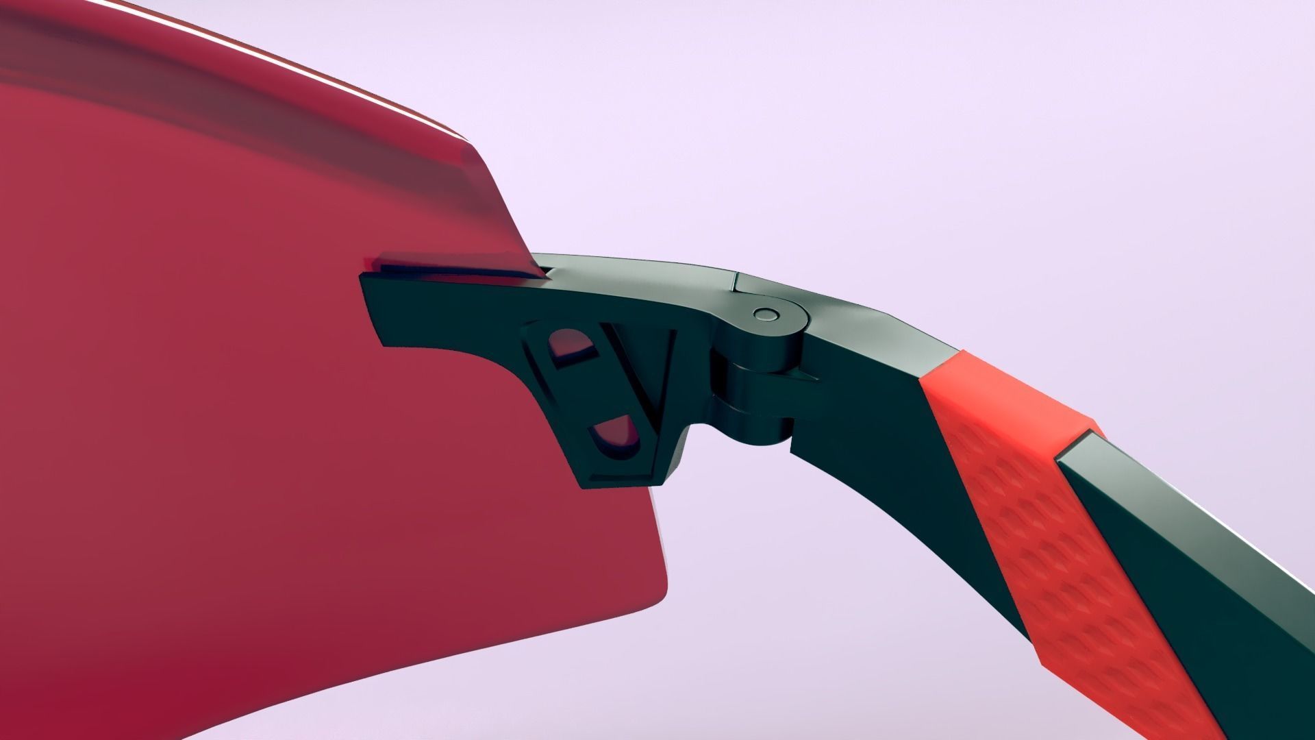 Oakley Encoder sport sunglasses Low-poly 3D model_5