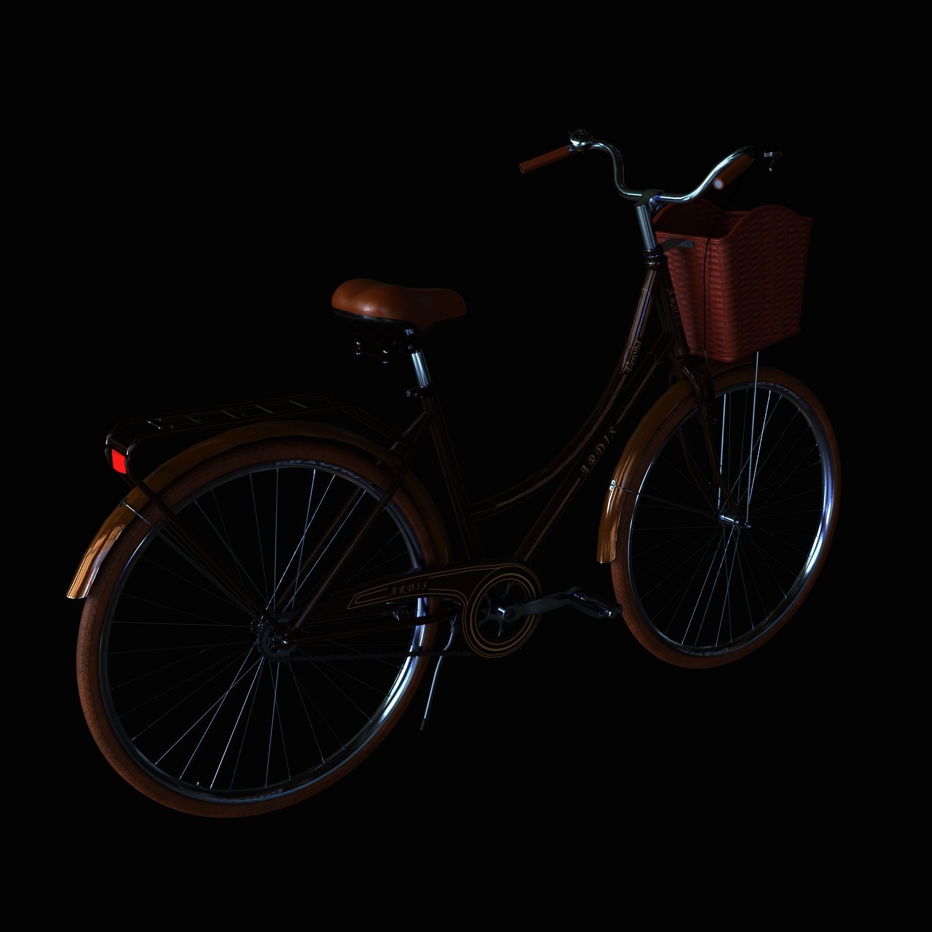 Ardis Bike Verona 28 Game Ready  3D model_4
