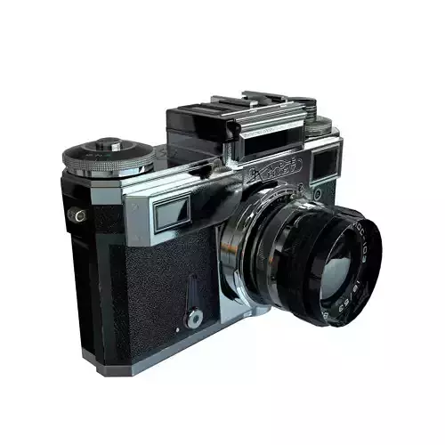 Kiev Camera 4M 1977-1987 Low Poly Low-poly 3D model