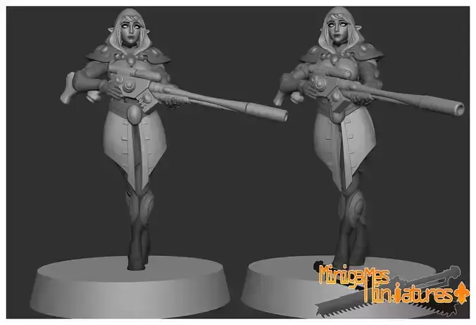 Space elf anime figurine