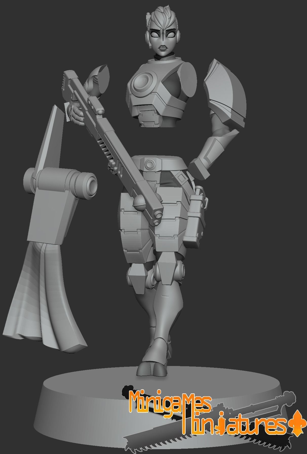 Greater good anime figurines 3D print model_4