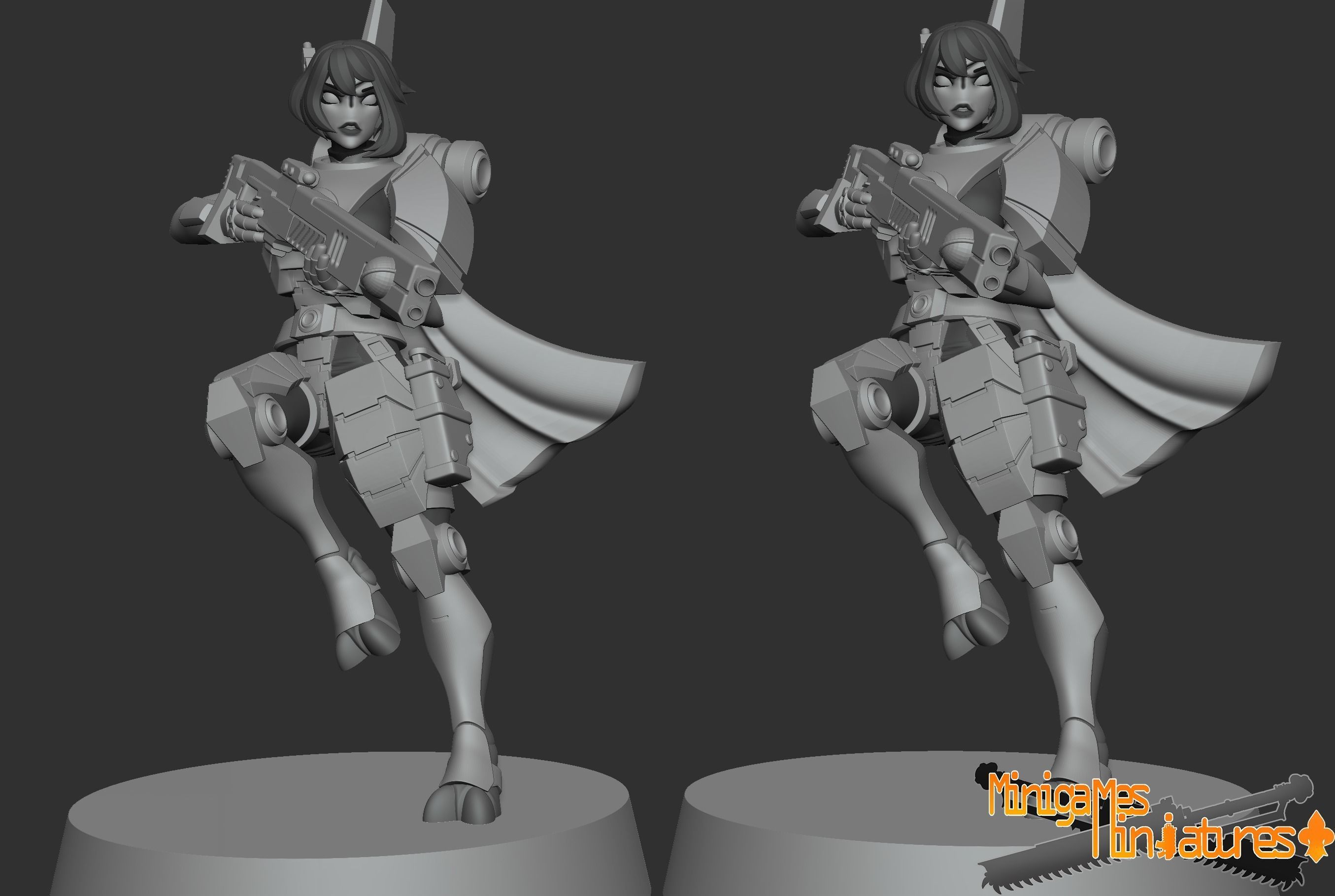 Greater good anime figurines 3D print model_5