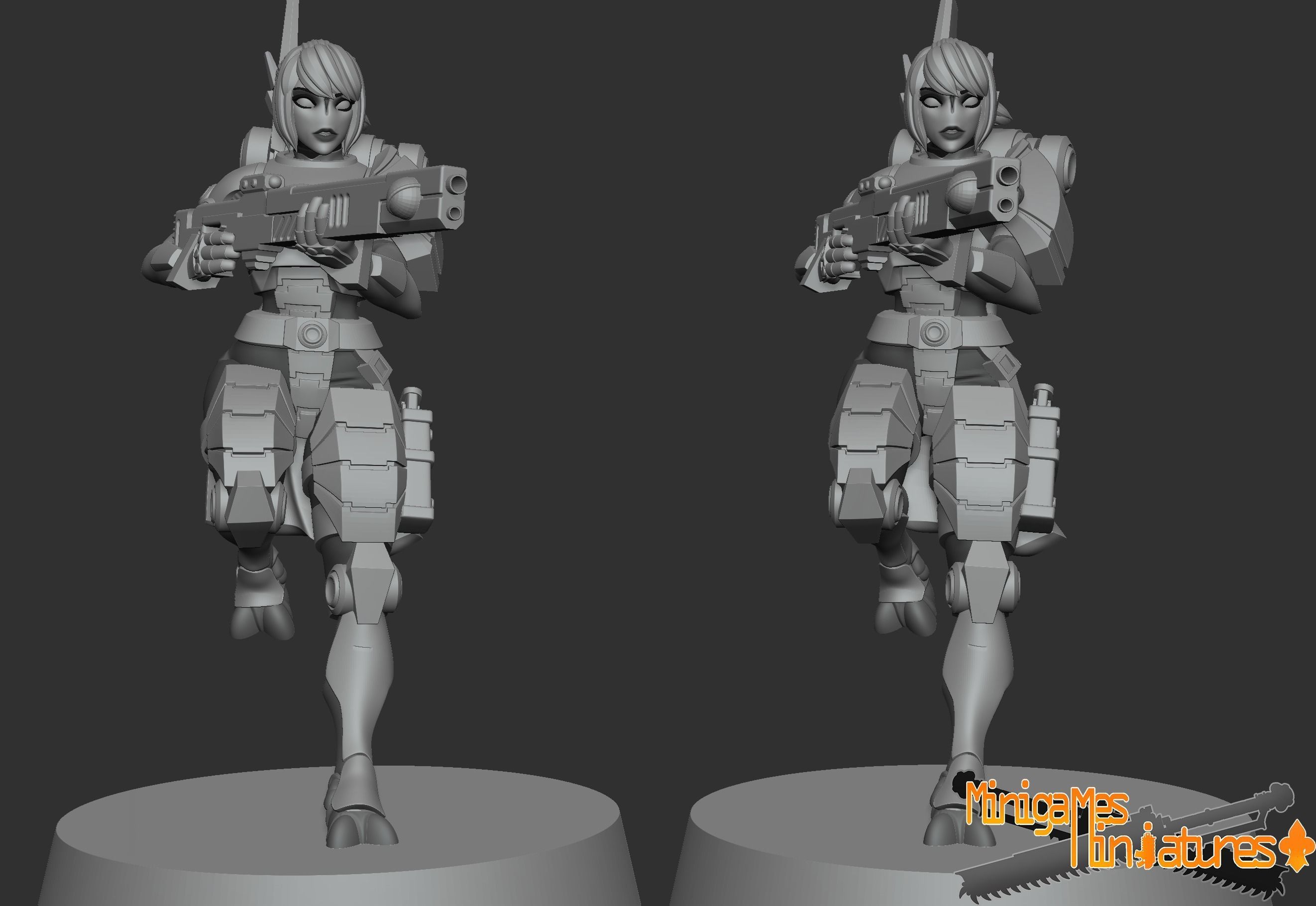Greater good anime figurines 3D print model_3