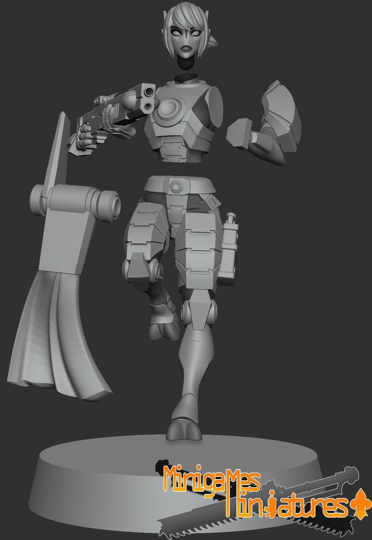 Greater good anime figurines 3D print model_2