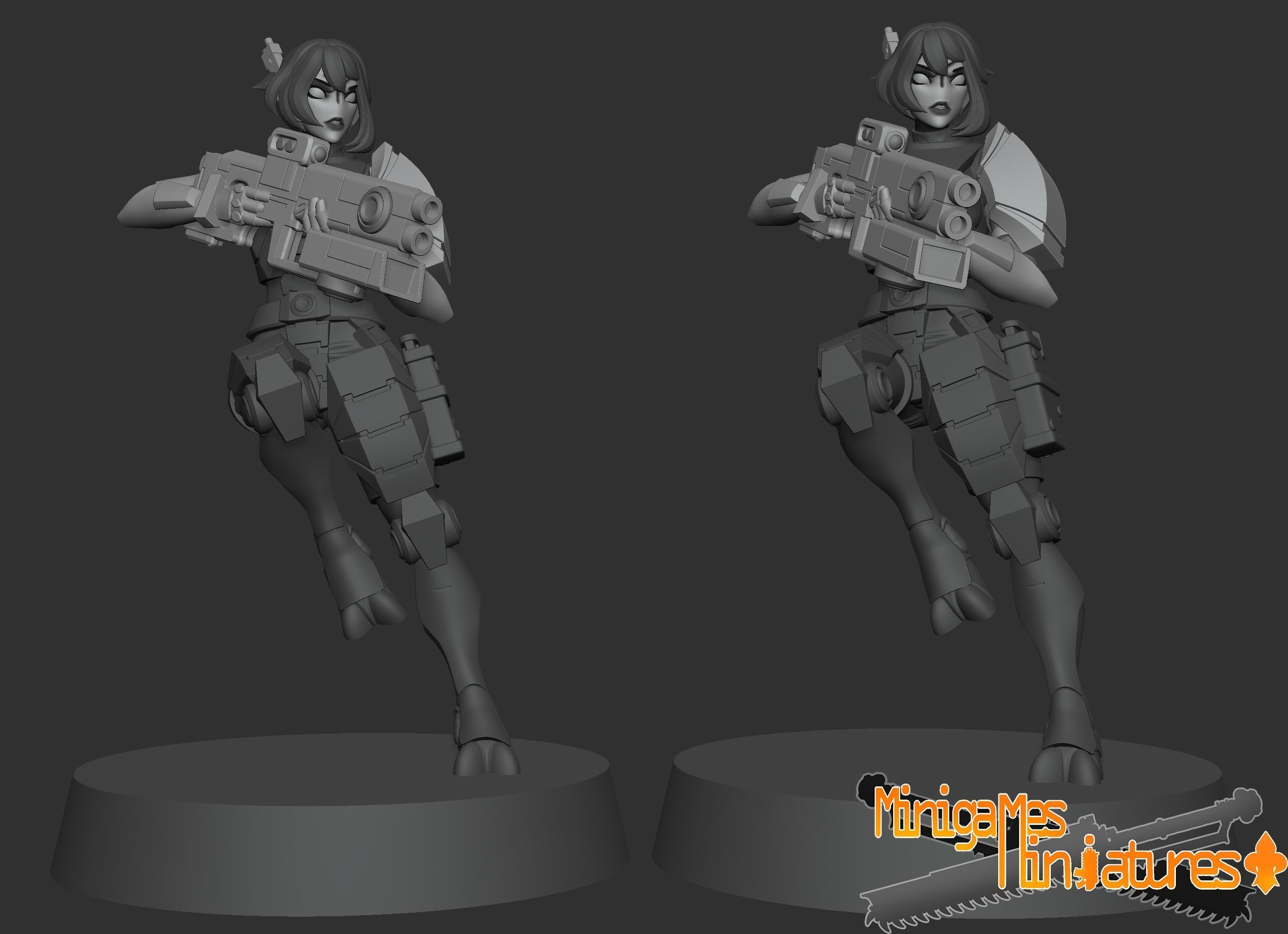 Greater good anime figurines 3D print model_8