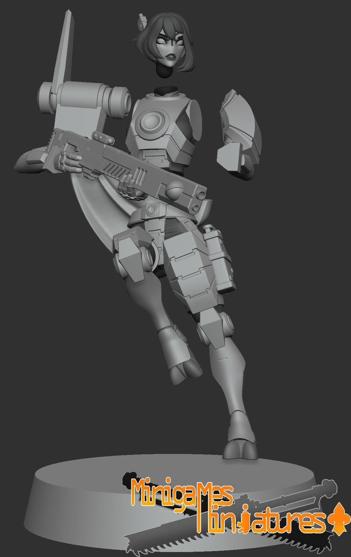 Greater good anime figurines 3D print model_6