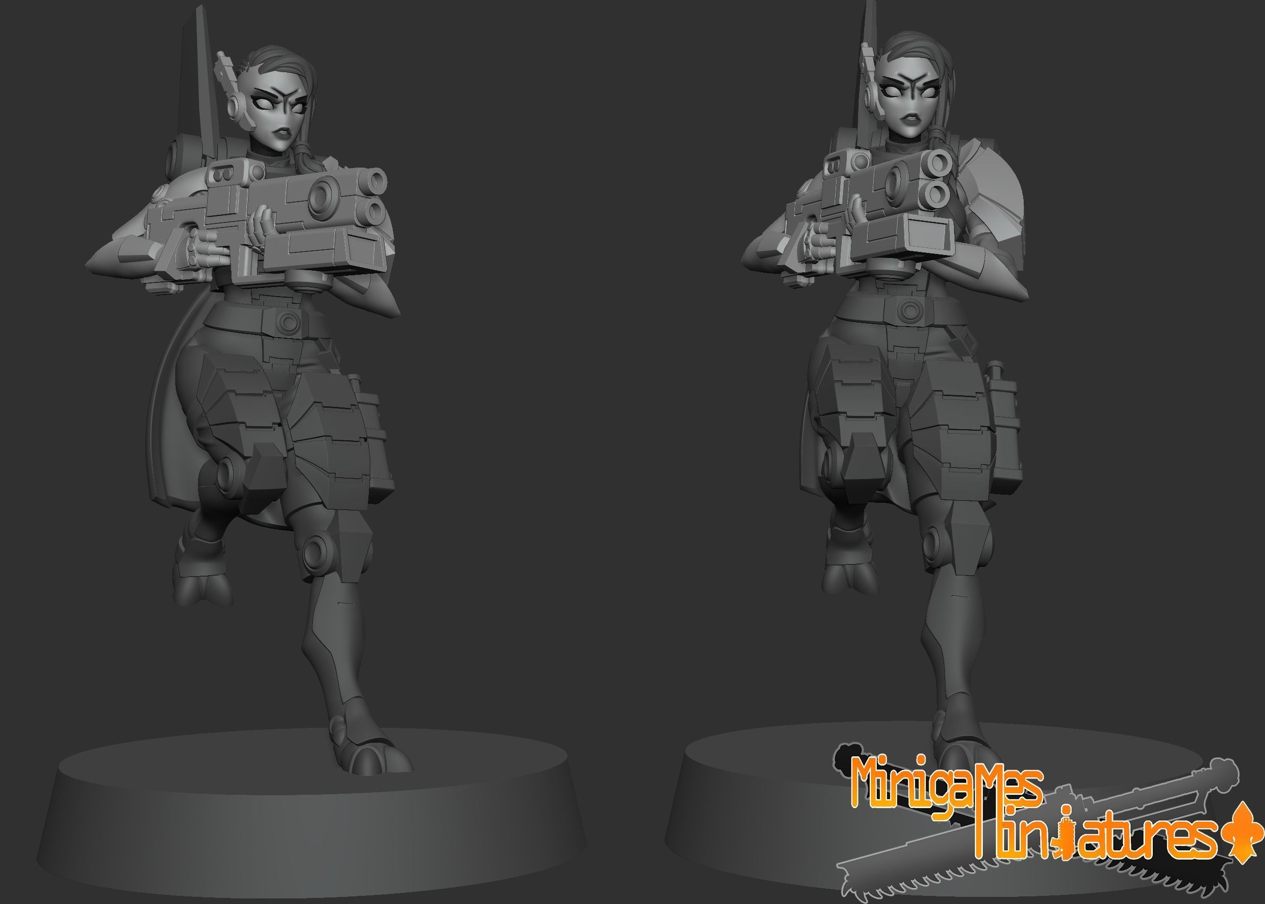 Greater good anime figurines 3D print model_7