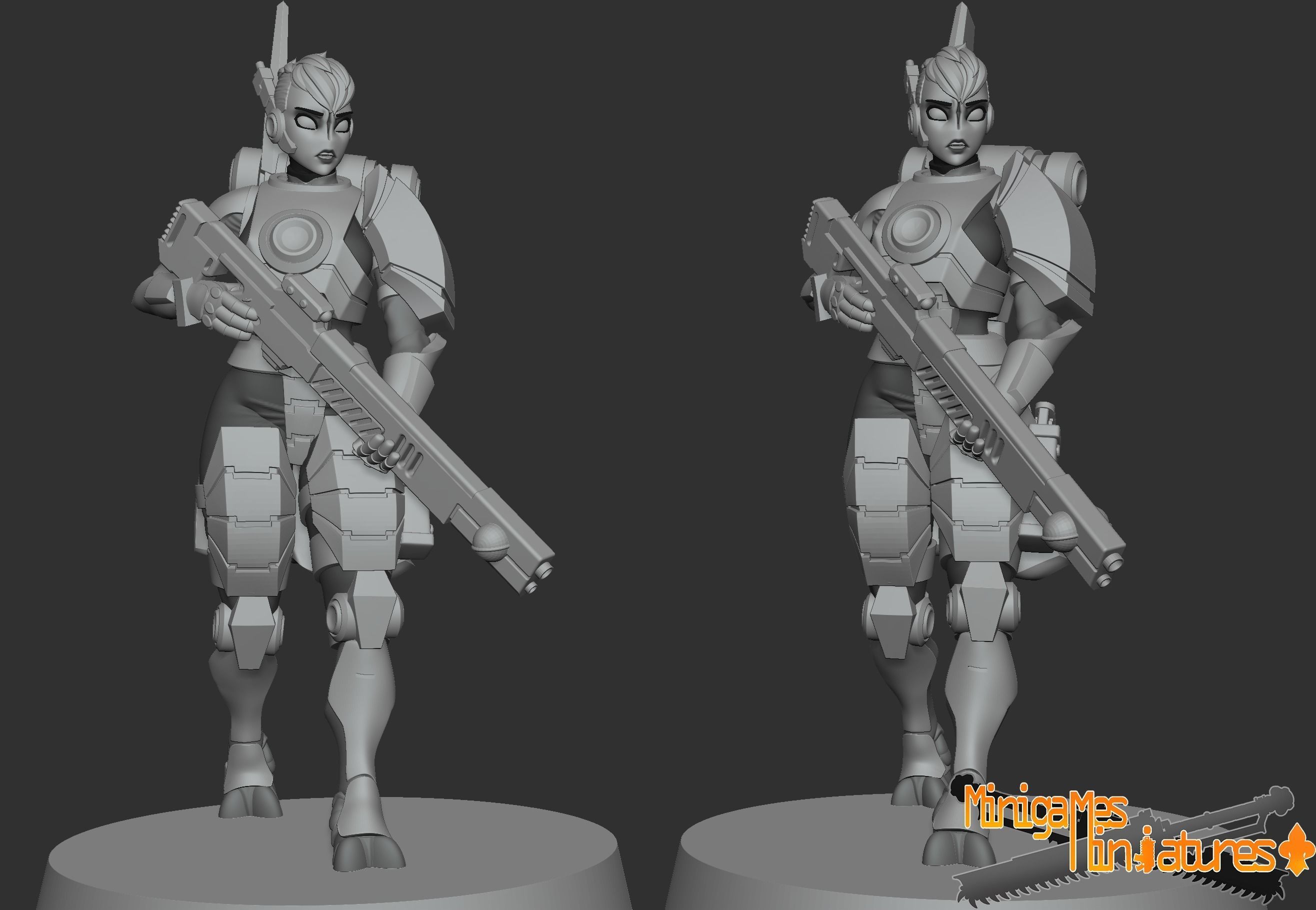 Greater good anime figurines 3D print model_1