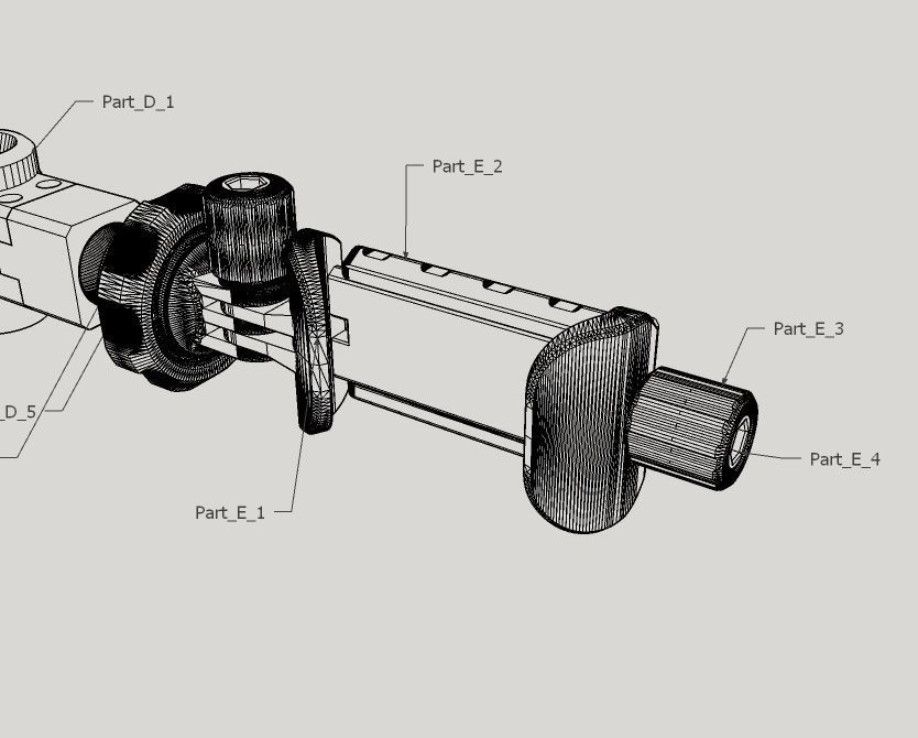 Articulated Wall Mounted Phone Holder 3D print model_7