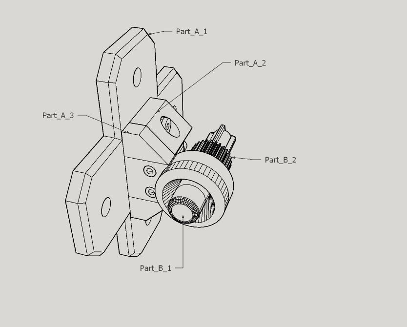 Articulated Wall Mounted Phone Holder 3D print model_4