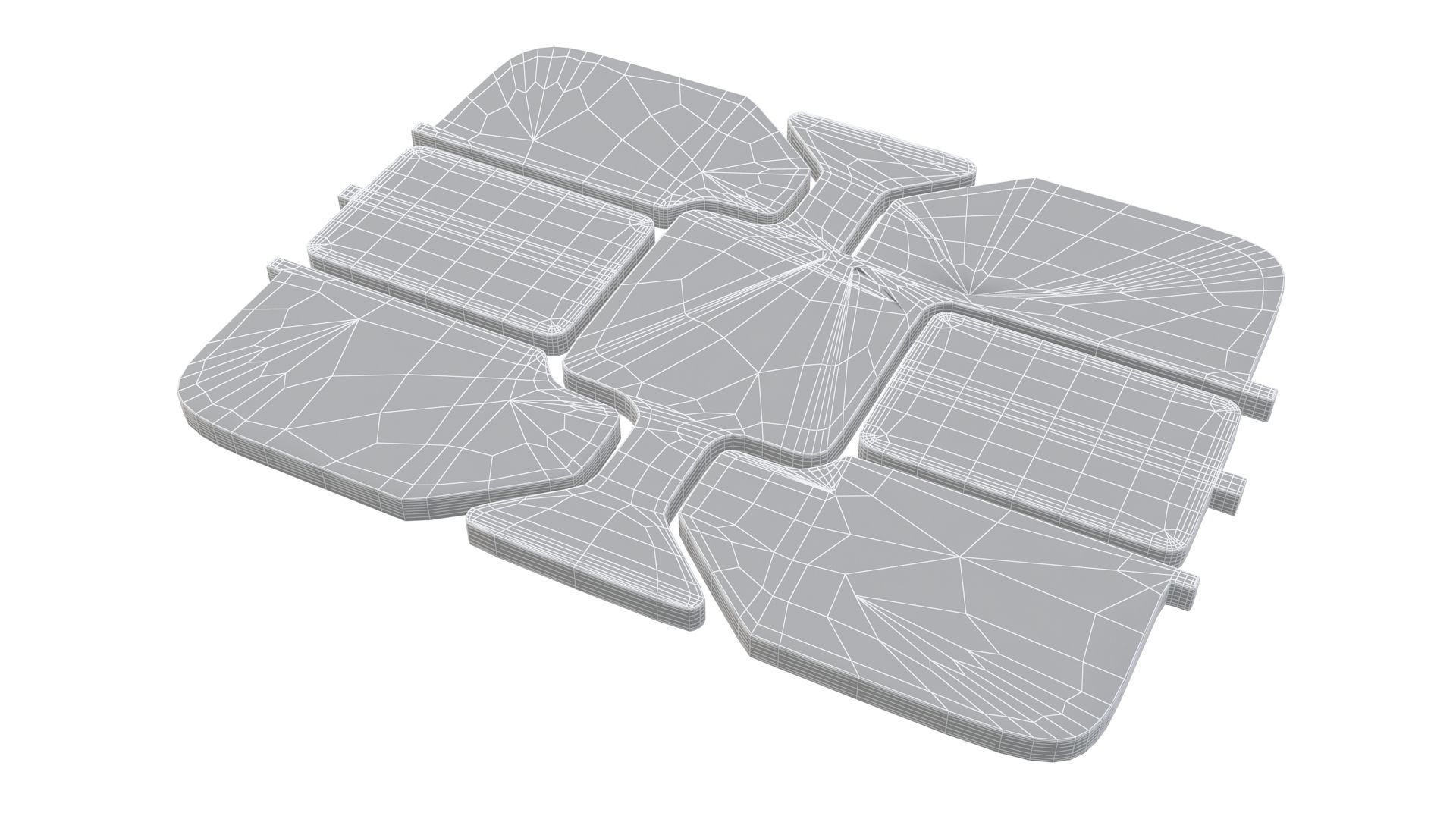 Standard Sim Card 3D model_9