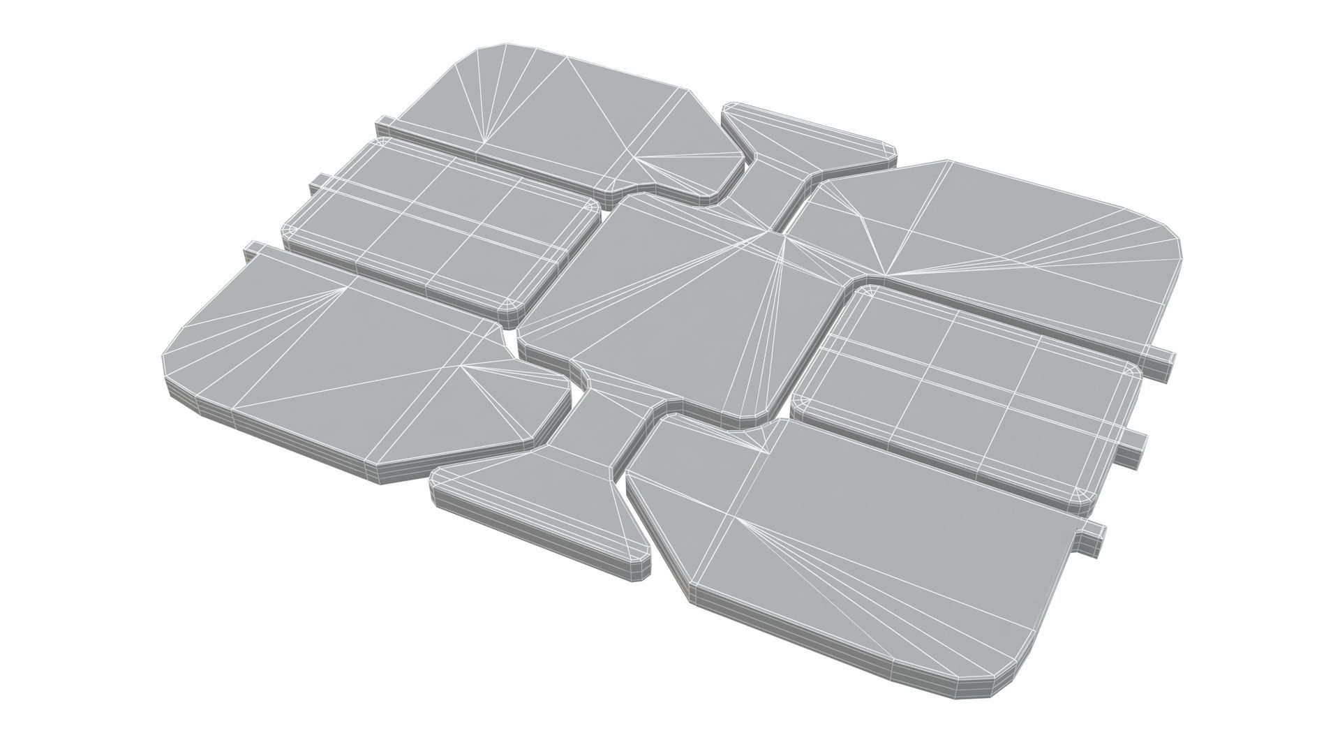 Standard Sim Card 3D model_8