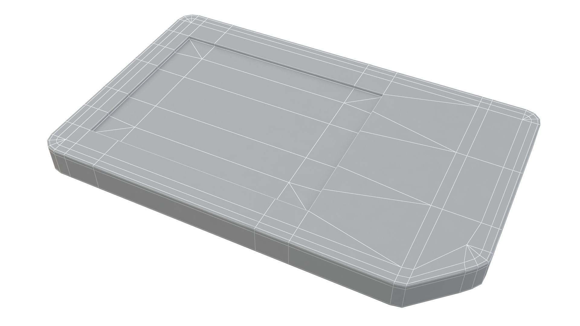 Standard Sim Card 3D model_7