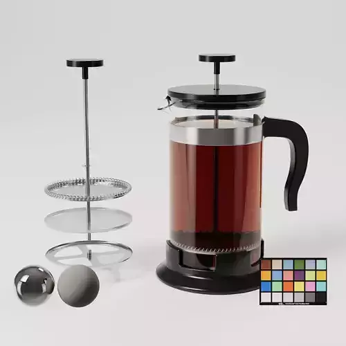 French Press 3D model
