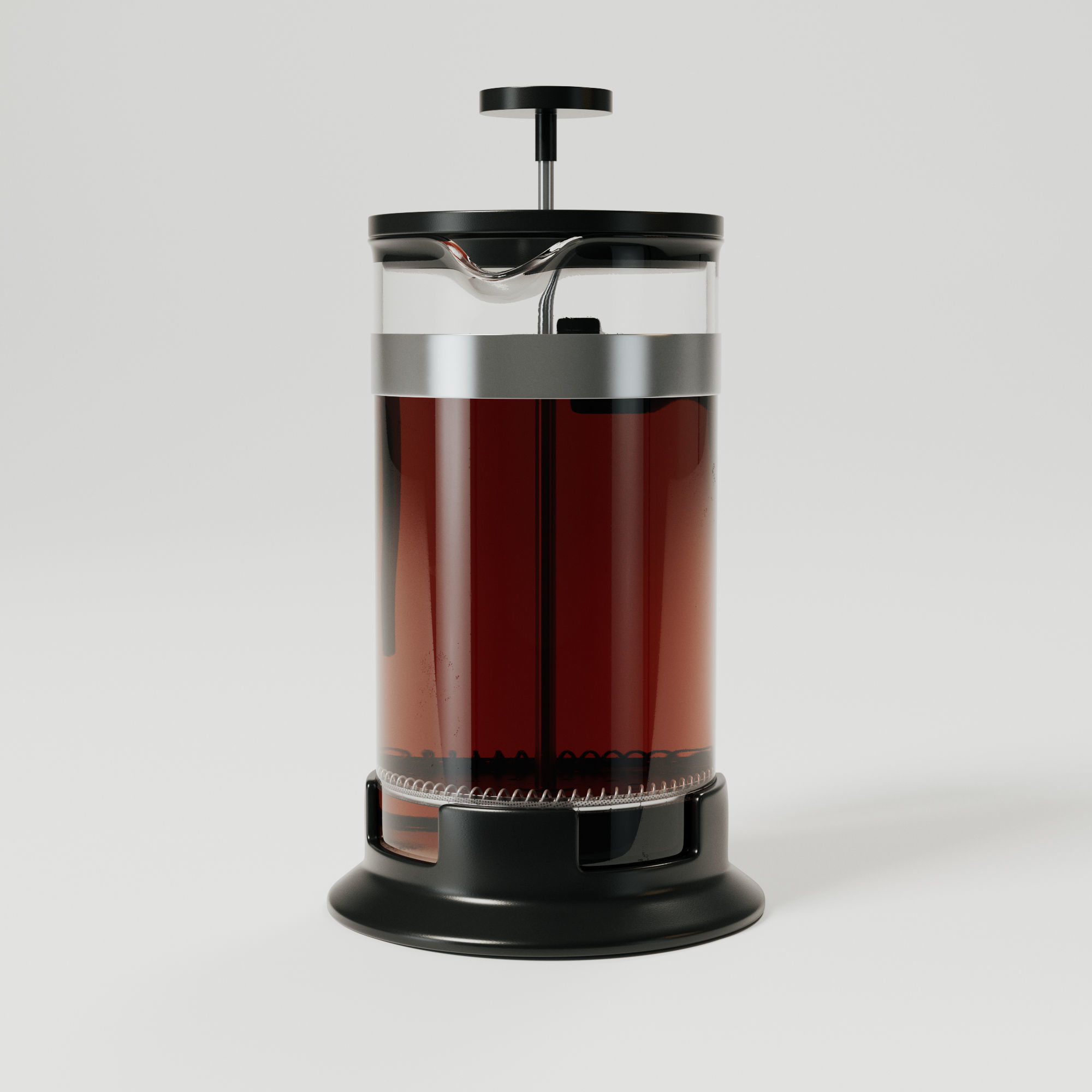 French Press 3D model_4