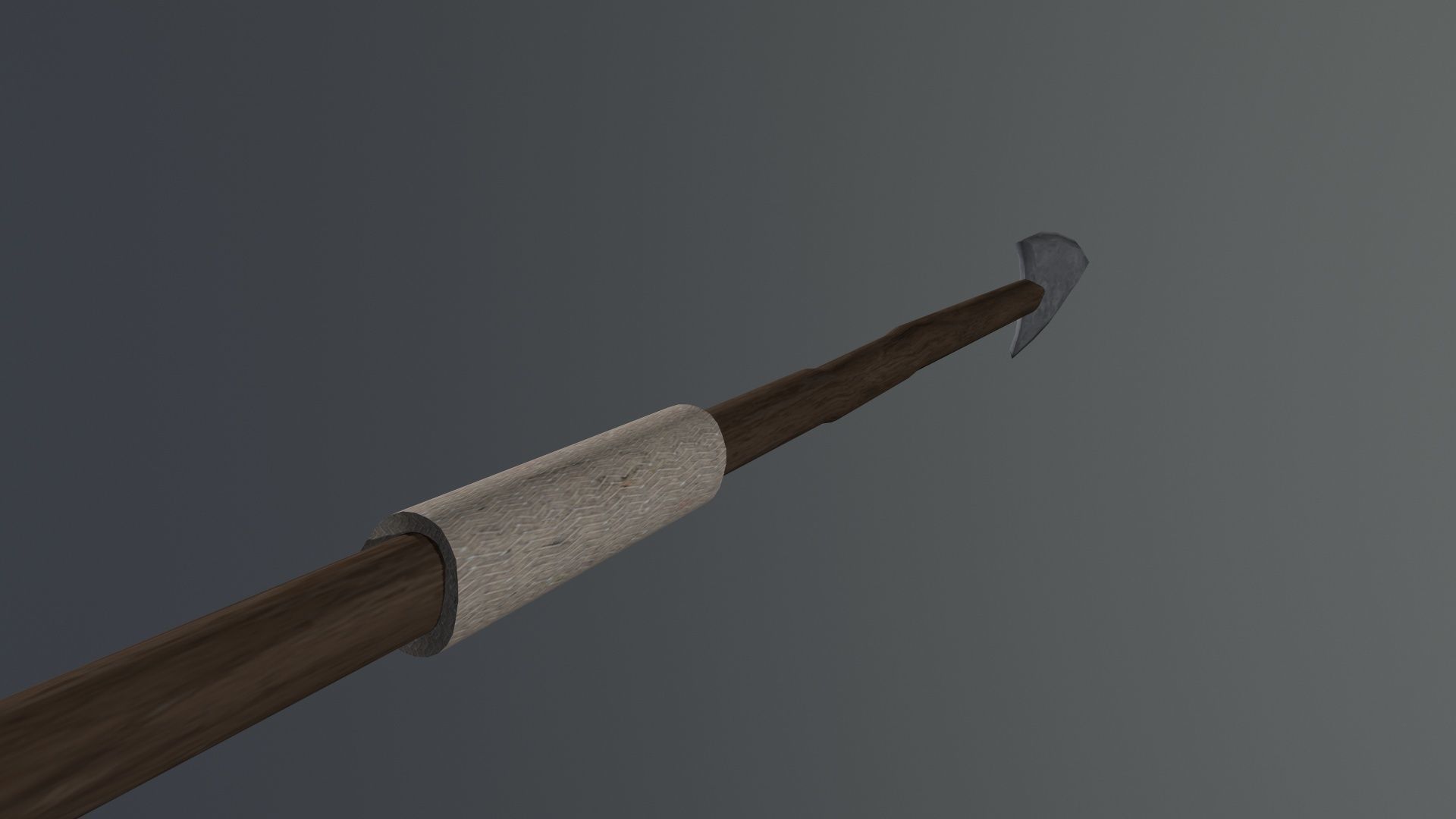 Textured Arrow Low-poly 3D model_4