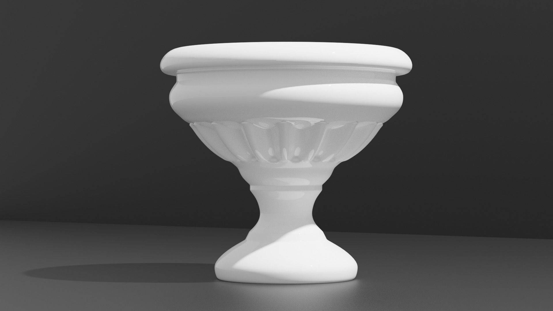 Garden vase 3D model_1