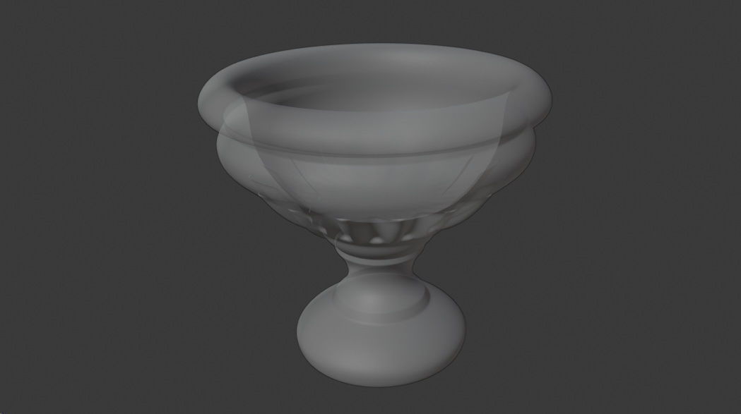 Garden vase 3D model_3