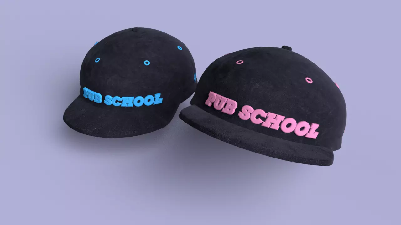baseball hat Free 3D model
