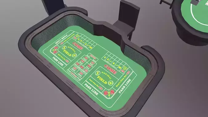 Casino Assets 3D model