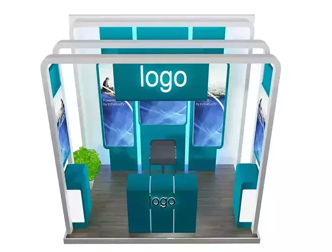 Booth Exhibition Stand a478b 3D model