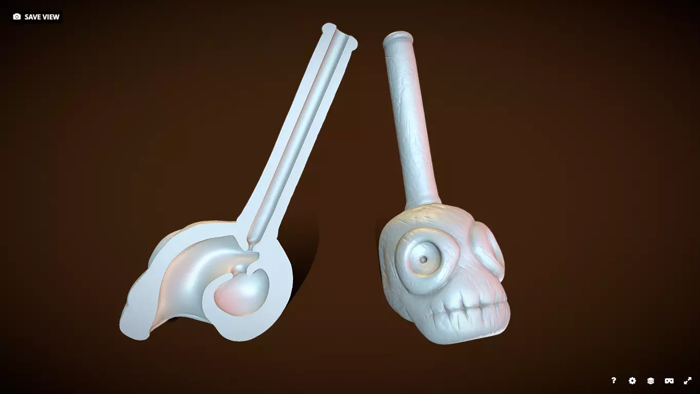 Death Whistle 3Dprint 3D print model_0