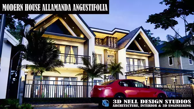 MODERN HOUSE ALLAMANDA ANGUSTIFOLIA