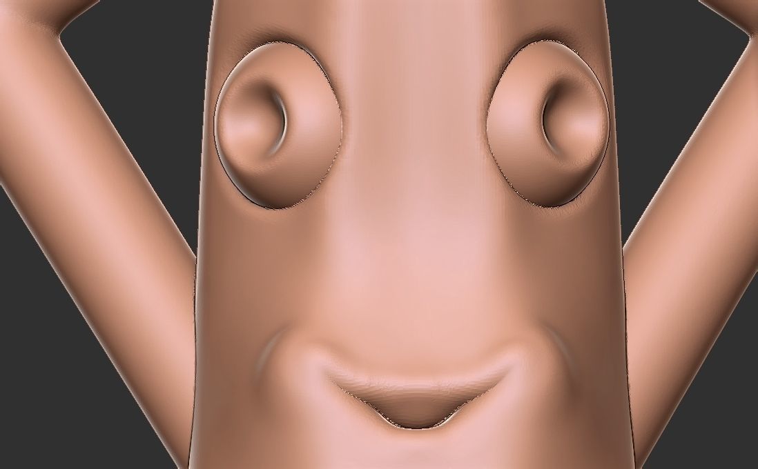 Holiday Banana character 3D print model_16