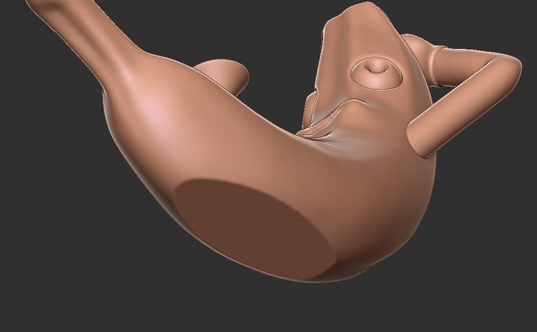 Holiday Banana character 3D print model_21