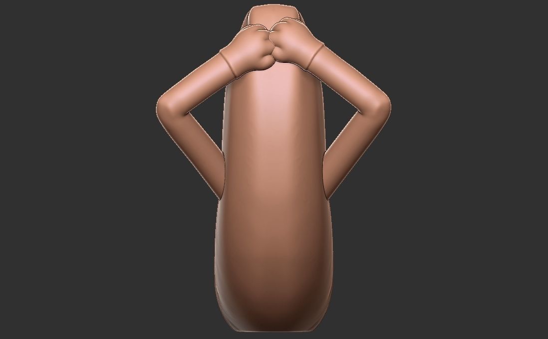 Holiday Banana character 3D print model_10