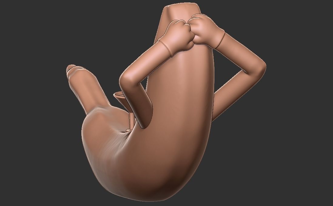 Holiday Banana character 3D print model_9