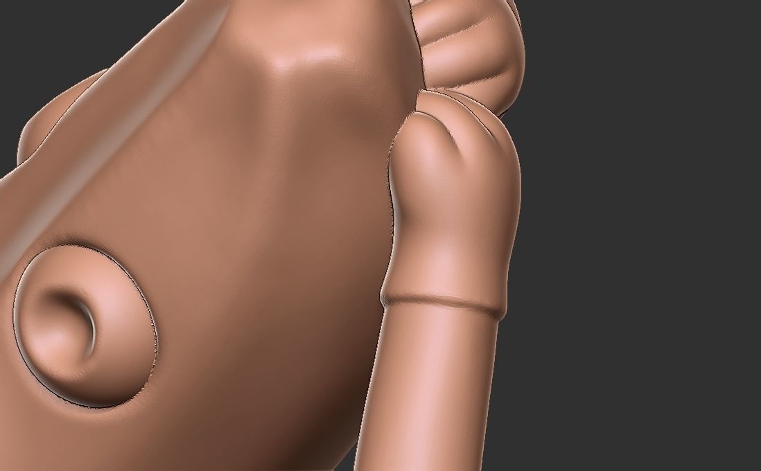 Holiday Banana character 3D print model_13