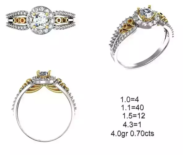 Women Solitaire Ring 008