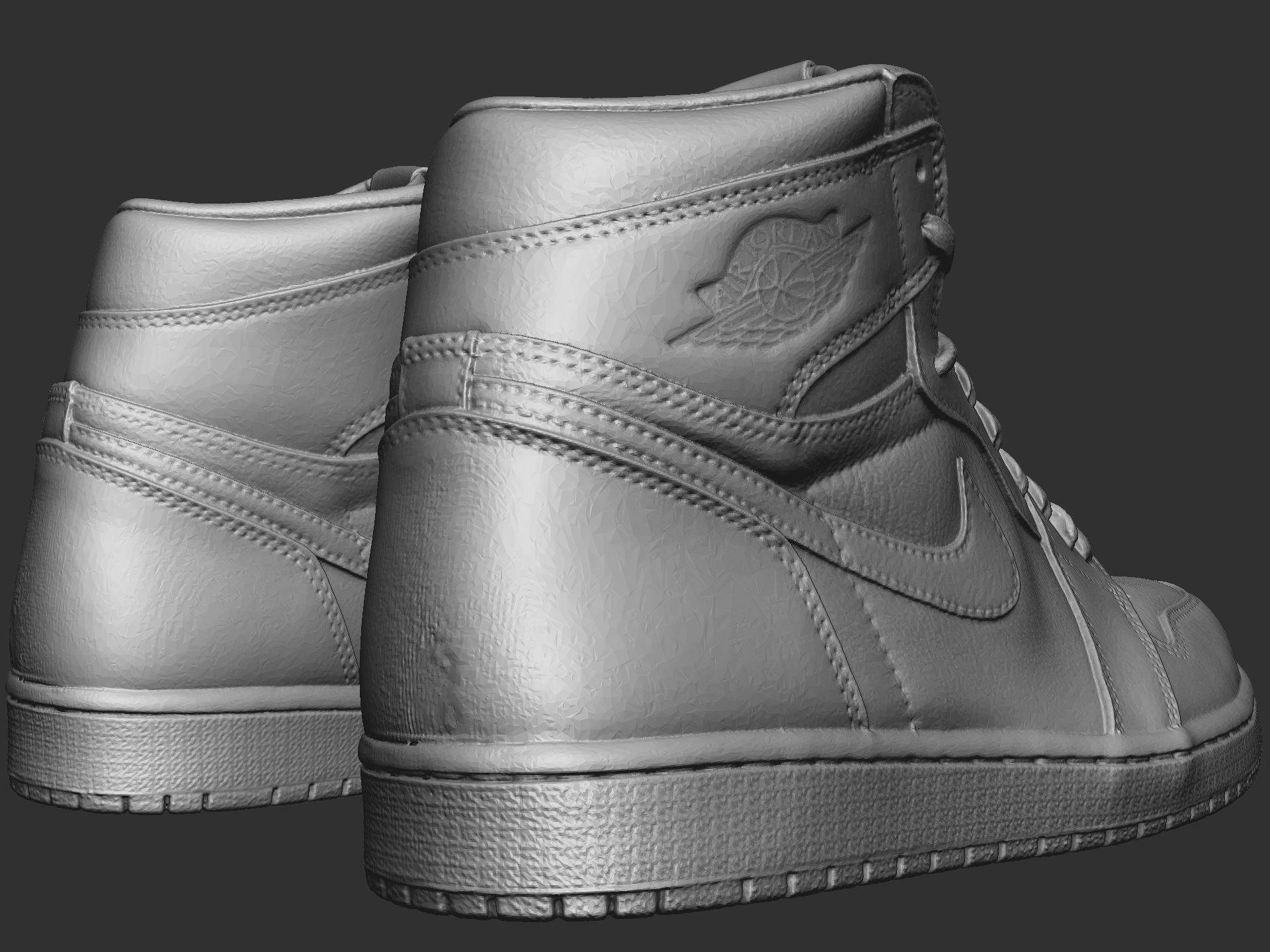High-res mesh-Nike Air Jordan 1 Retro High 3D print model_4