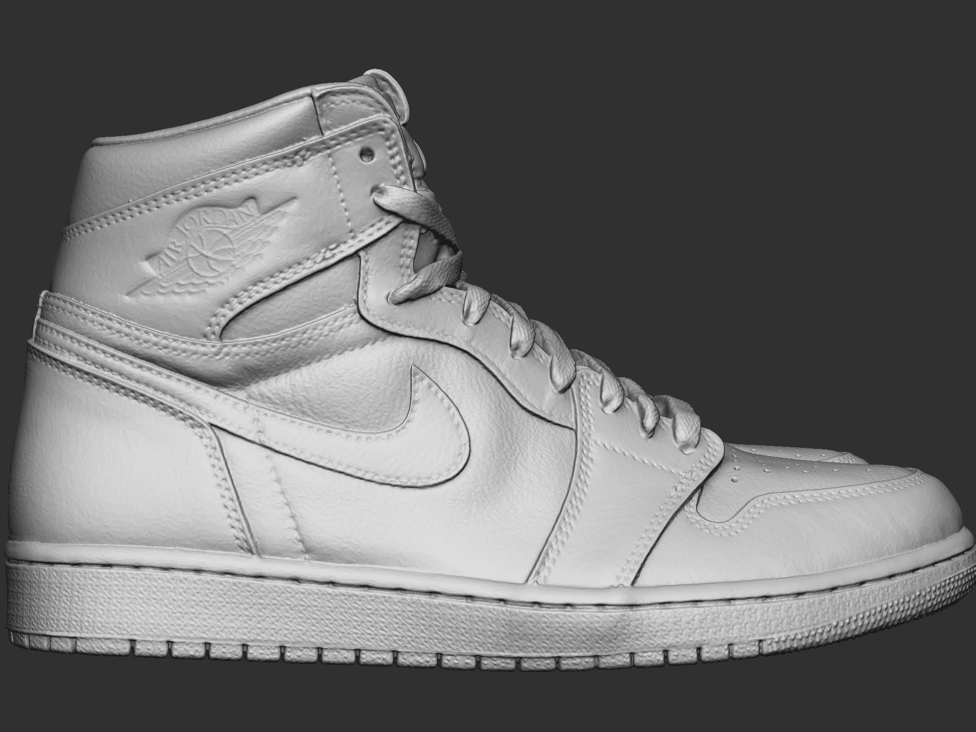 High-res mesh-Nike Air Jordan 1 Retro High 3D print model_3