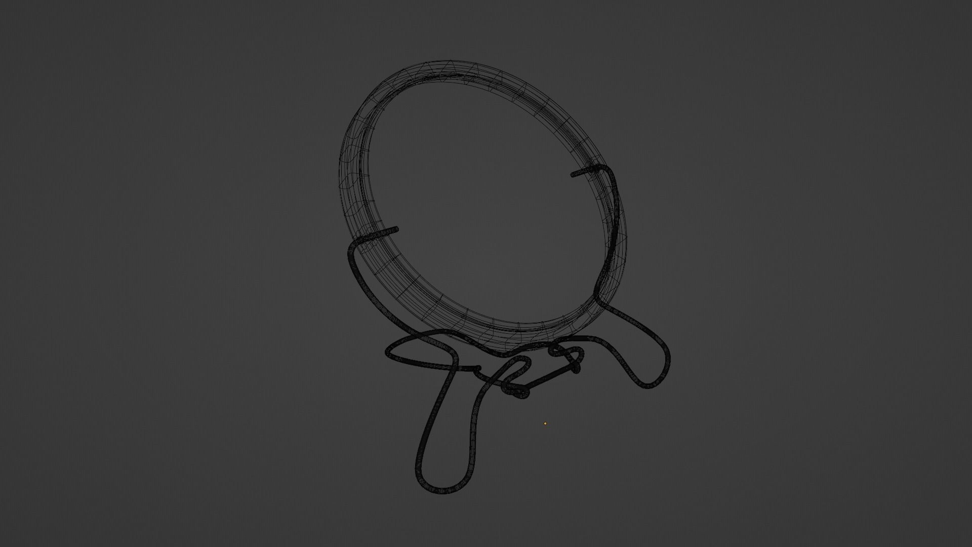 Makeup mirror metal Free low-poly 3D model_39