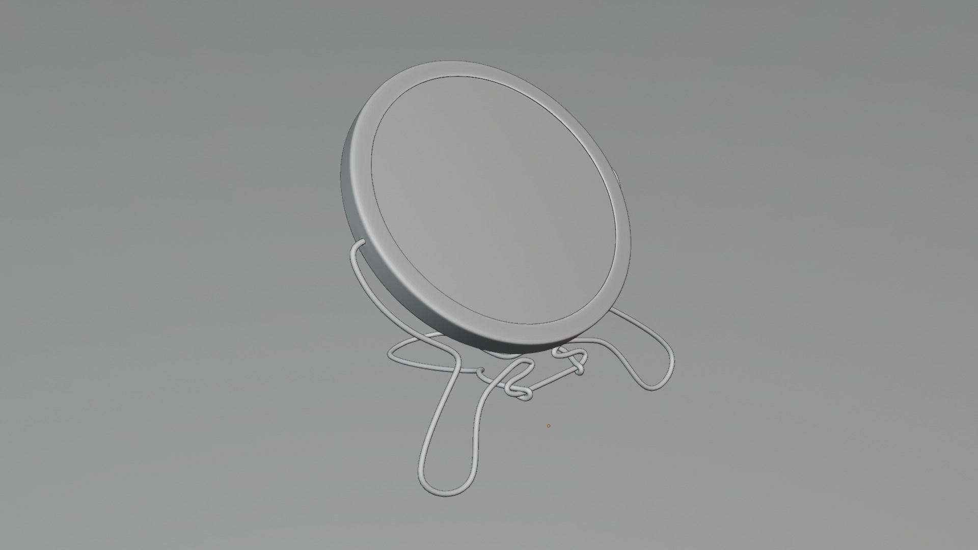Makeup mirror metal Free low-poly 3D model_38