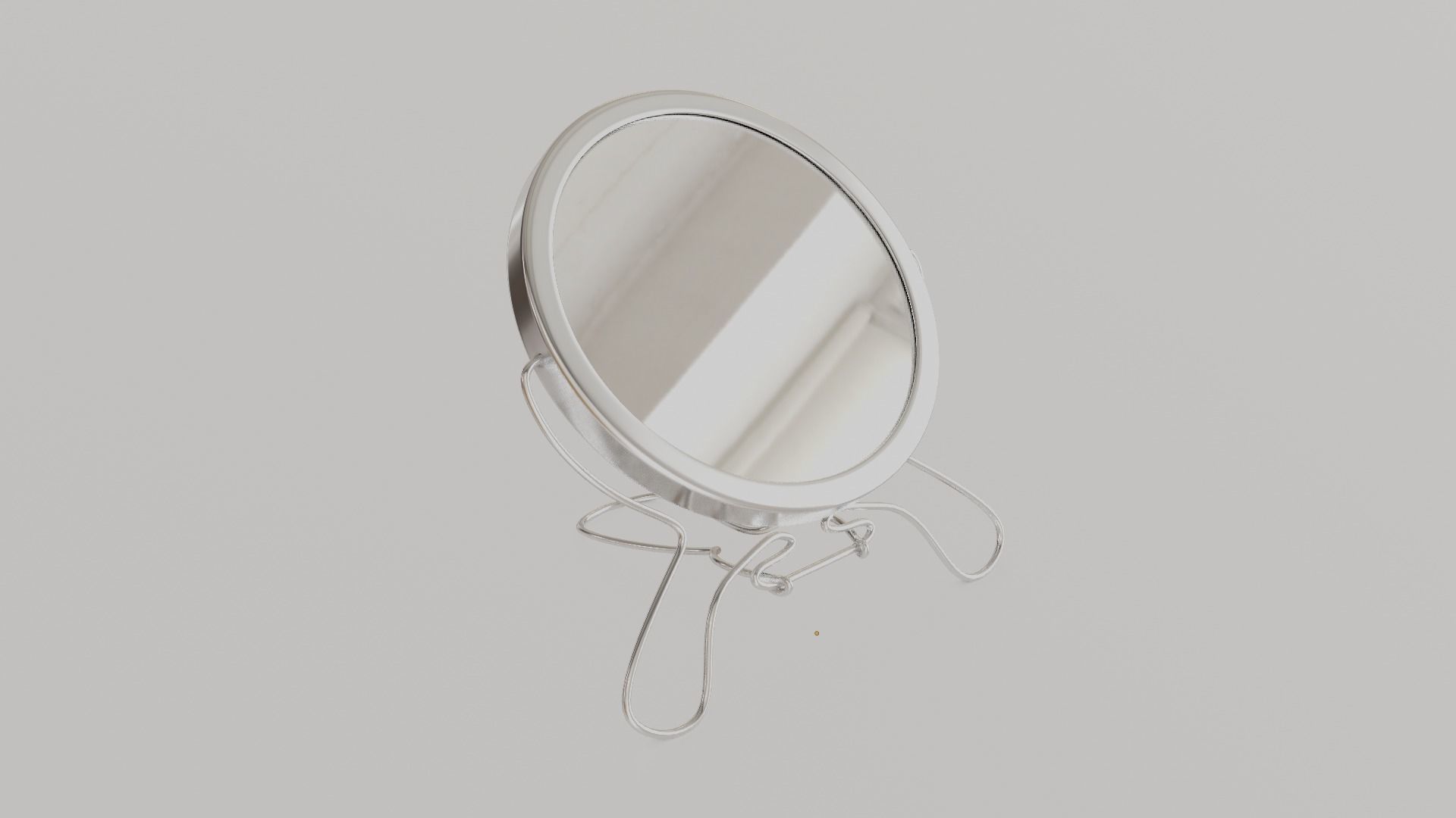 Makeup mirror metal Free low-poly 3D model_36