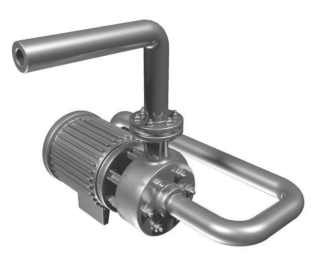 Borewell Pump 3D model_3