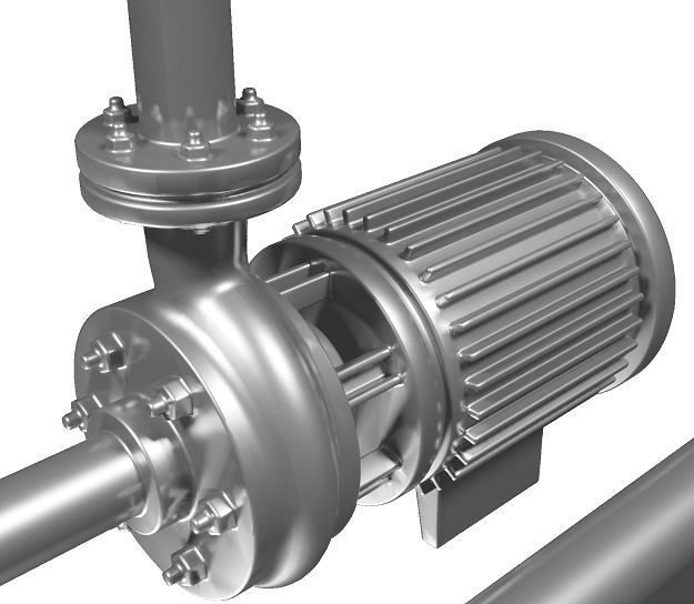 Borewell Pump 3D model_1