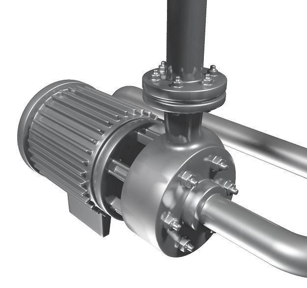 Borewell Pump 3D model_2