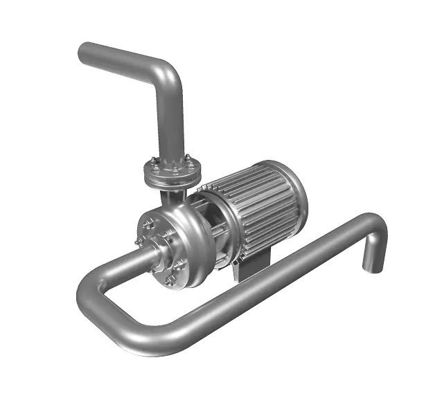 Borewell Pump 3D model_0