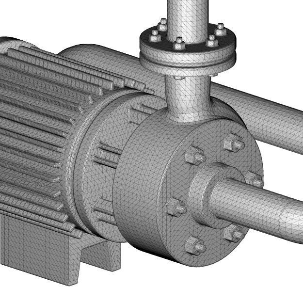 Borewell Pump 3D model_7
