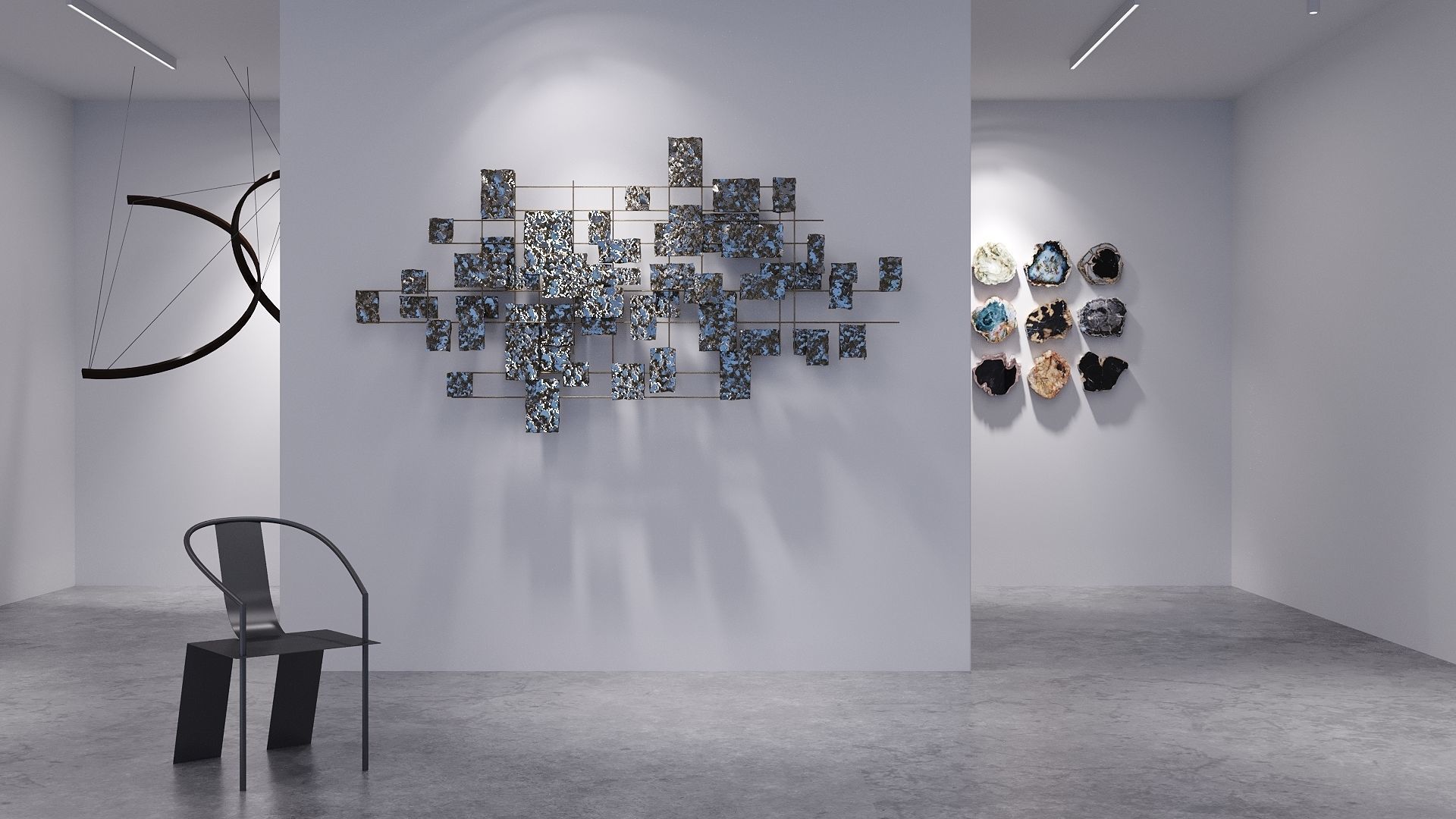 Interior Scene 05 - Art Gallery 3D model_6