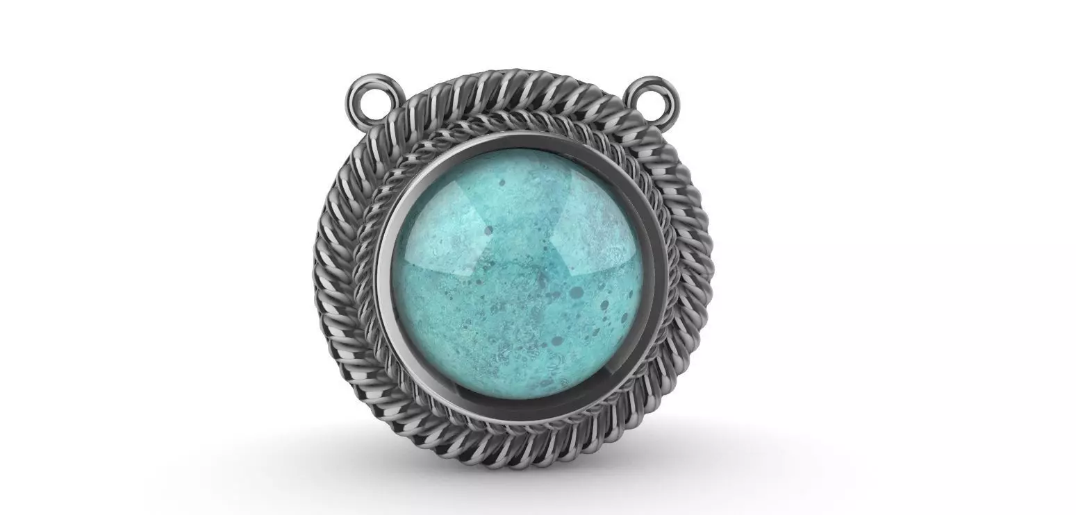 Indian Cabochon 14mm 3D print model