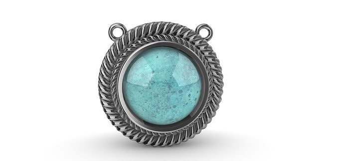 Indian Cabochon 14mm 3D print model