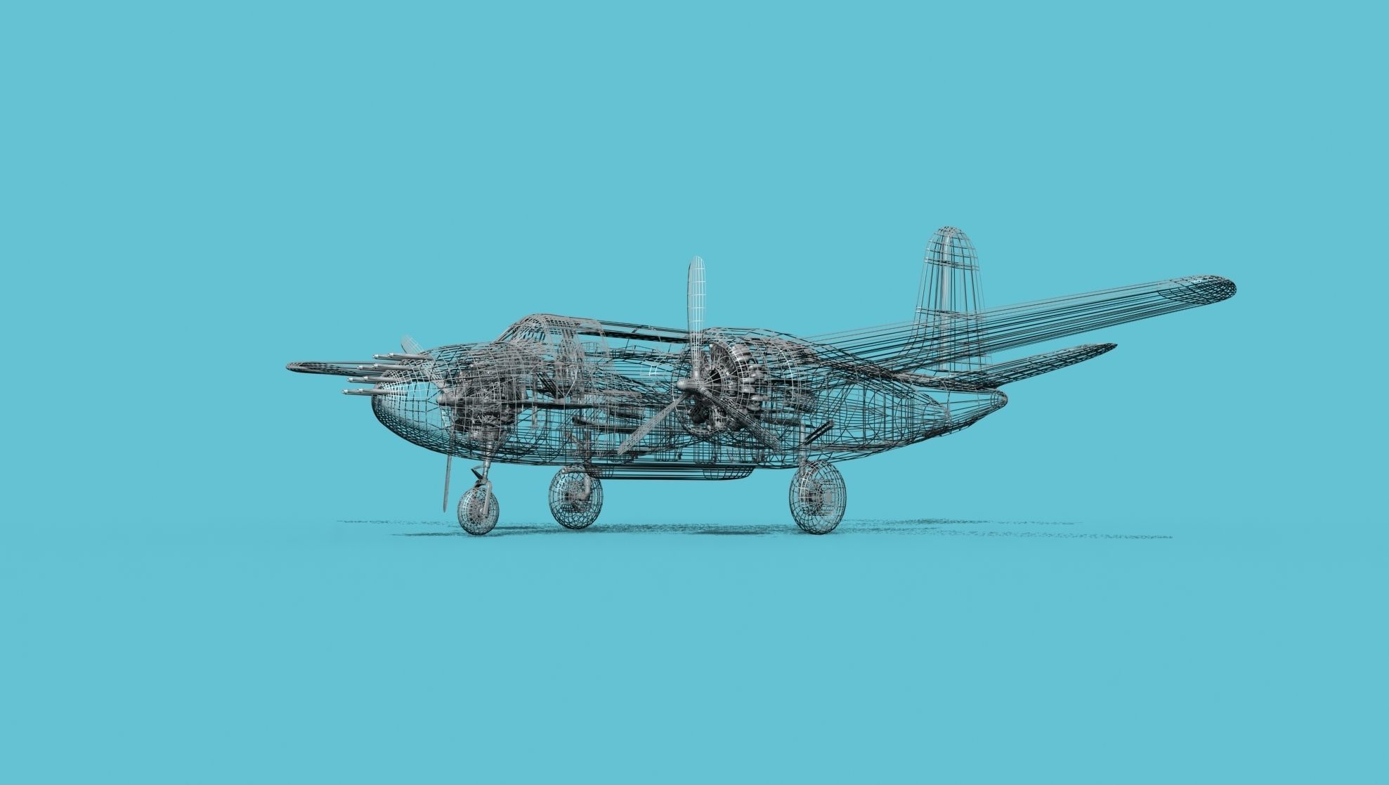 Douglas P70 Night Hawk V00 3D model_12