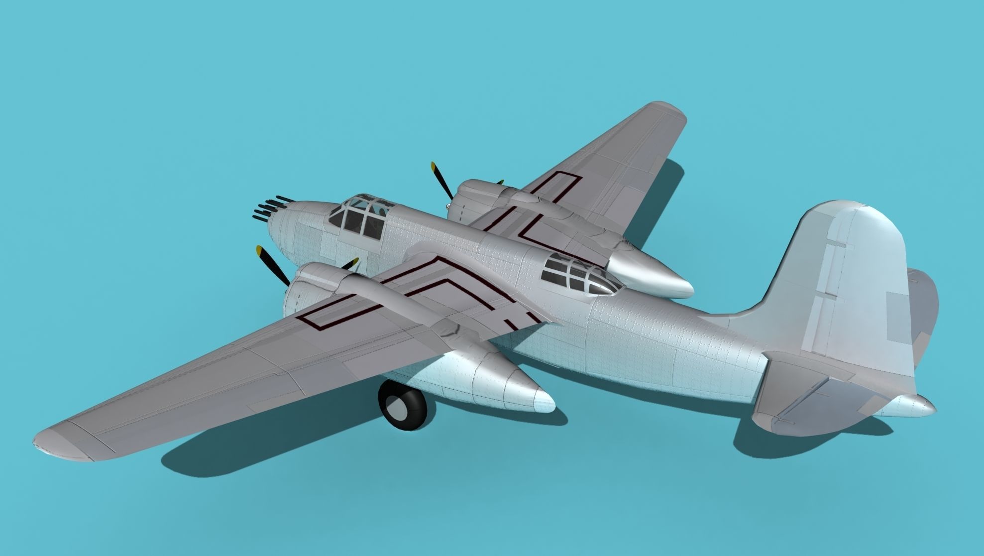 Douglas P70 Night Hawk V00 3D model_8