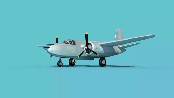 Douglas P70 Night Hawk V00 3D model